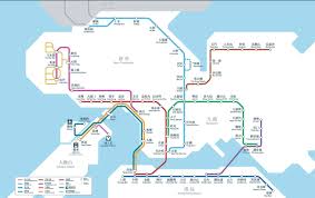 hong kong metro system map maps of