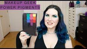 makeup geek power pigments swatches