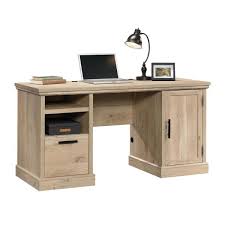 All sauder desks can be shipped to you at home. Sauder Aspen Post 59 055 In W Prime Oak Computer Desk With Cord Management 427030 The Home Depot