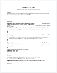 4 free cv templates used by harvard and