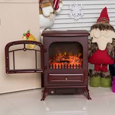 Shop for electric fire place heater online at target. Homcom Electric Fireplace Wood Burning Flame 750w 1500w 16 Free Standing Portable Adjustable Stove With Heater