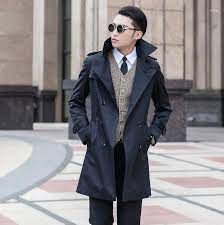Double Ted Winter Trench Coat Mens