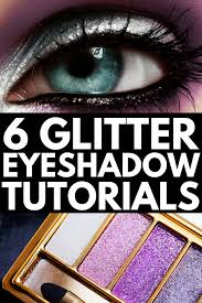 apply glitter eyeshadow