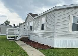 a manufactured home in a park