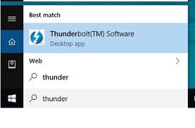 thunderbolt 3 4 devices in windows 10