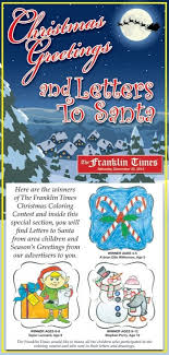 letters to santa 2016 the franklin times