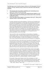 the handmaids tale essay coursework example the handmaids tale essay 2