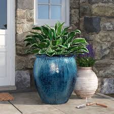 Large Ceramic Outdoor Planters Ideas