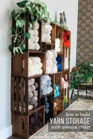 Easy Diy Yarn Storage Shelves Using