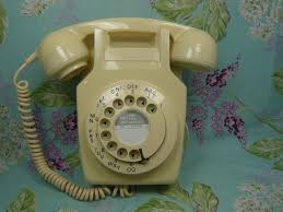 Ivory Retro Wall Telephone