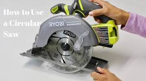 how to use a circular saw to cut wood
