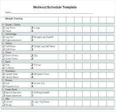 Weekly Workout Planner Template Danieljamessmith Me