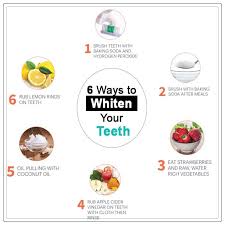 natural teeth whitening methods to know