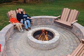 .now right here's an exterior fire pit suggestion we can get behind. Brick Fire Pit With Seating Novocom Top