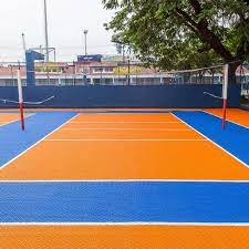 volleyball court modular floor tiles