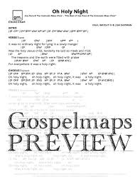 Oh Holy Night Joe Pace Chord Chart Preview Gospelmaps
