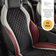 Black Leather Supersport Car Seat Cover