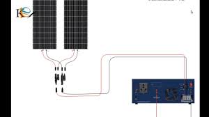 A wiring diagram is a simplified standard photographic representation of an electrical circuit. Luminos Solar Panel Wiring Diagram 1 Kilowatt Off Grid Youtube