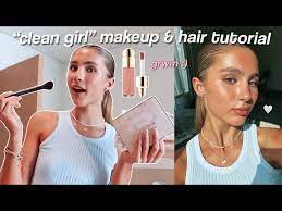 clean makeup hair tutorial 2023