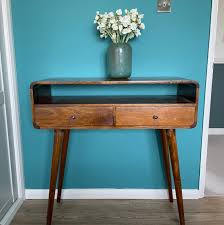 Mid Century Console Table Modern