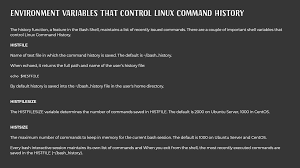 control linux command history