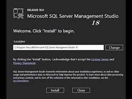 install sql server management studio 18