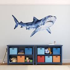 Shark Wall Decal Ocean Watercolor Great