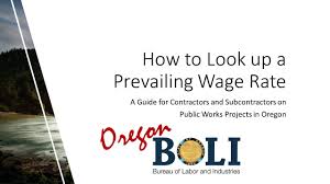 Prevailing Wage Prevailing Wage Rates For Public Works