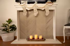 Faux Fireplace For The Holidays