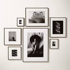 Gallery Soft Black Picture Frames With