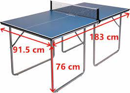 ping pong table dimensions