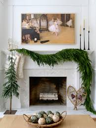 How To Hang Garland On The Mantel