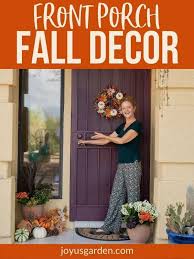 fall front porch decor ideas for a