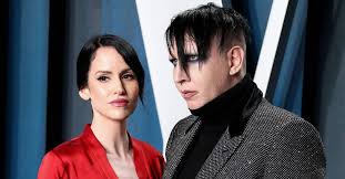 marilyn manson spotted with wife as