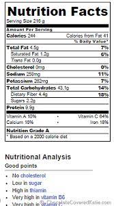 skinny mac and cheese nutrition facts