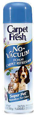 carpet fresh 10 oz no vacuum super pet