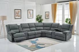 reversible sectional reclining sofa