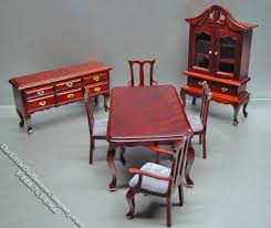 miniature seven piece gany dining