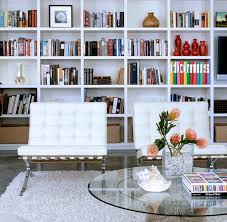 White Barcelona Chair Which Is Used As