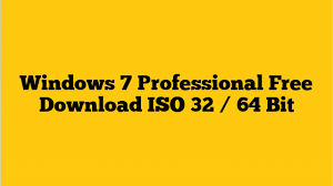 Windows 7 iso is the most popular operating system. Windows 7 Professional Free Download Iso 32 64 Bit Osfreeware