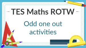 odd one out tes maths resource of the