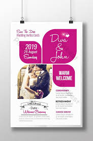 Creative Wedding Invitation Flyer Template Psd Free