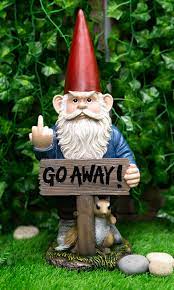 gnome dwarf not welcome statue 17 75