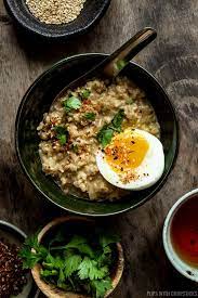 easy savory oatmeal with miso cheddar