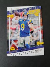 matthew stafford 2023 panini prestige