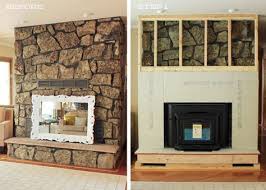Fireplace Surround Redo Rock Framework