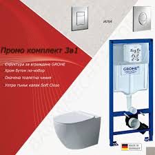 Думата тоалетна може да се отнася за цялото помещение или за санитарния възел. Struktura Za Vgrazhdane Grohe I Toaletna Piza Soft Close Kvadraten Buton Grohe Bathroom Scale How To Make