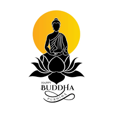 lord buddha yoga pose ilration