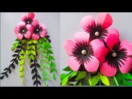 Paper Flowers Hanging Flower Wall