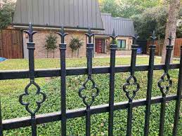 wrought iron fence styles